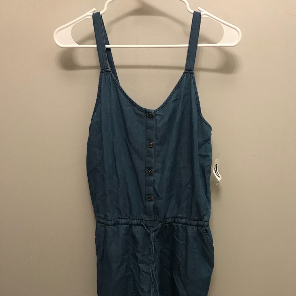 Old Navy Petite Denim Romper